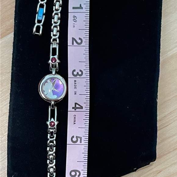 Disney Tinkerbell Watch 2004 moving stars Purple - Picture 4 of 5